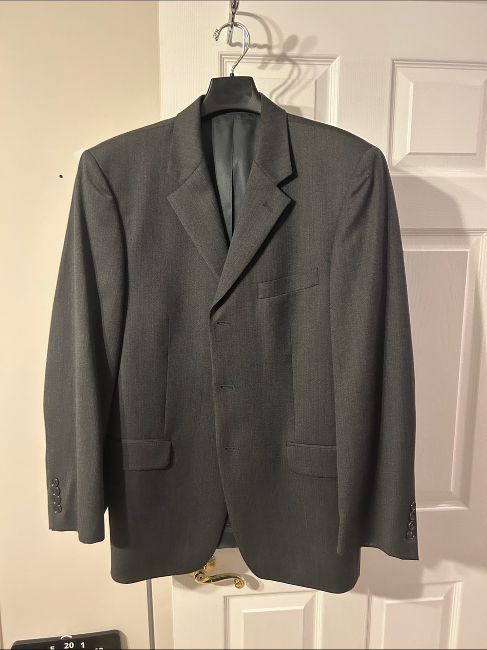 Jones New York Men's Charcoal Gray Suit Jacket